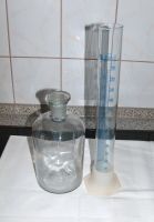 orig. DDR Meßzylinder Meßgläser Apothekerflasche Glas Schale Dresden - Loschwitz Vorschau
