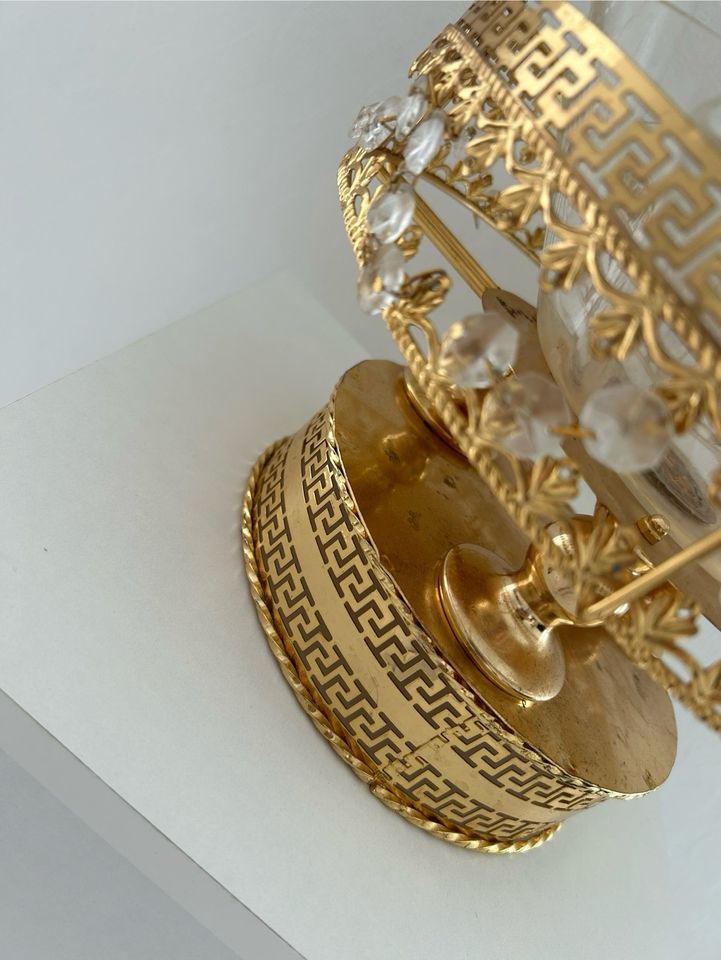 Wunderschöner Metallkorb Dekoschale gold in Hannover