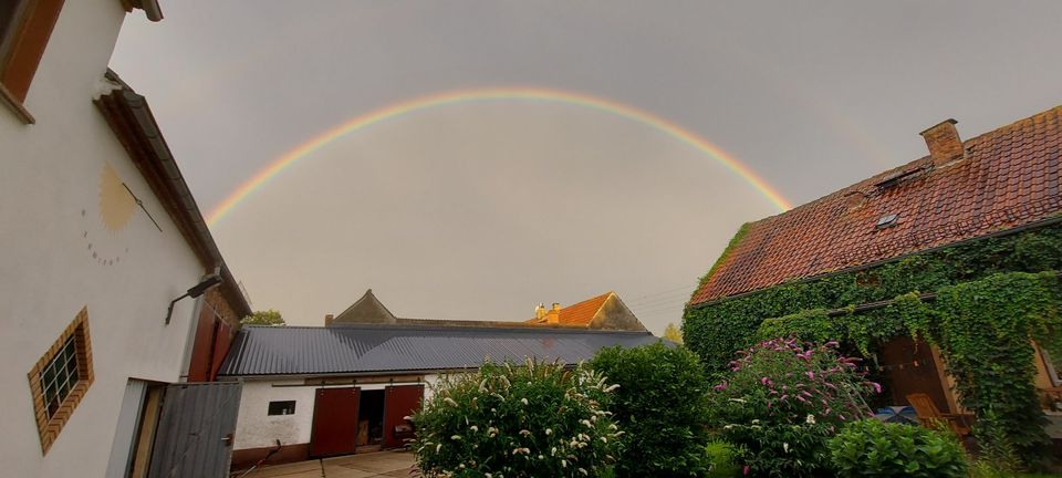 Vierseitenhof im Landschaftsschutzgebiet als Mehrgenerationenhaus in Rückersdorf