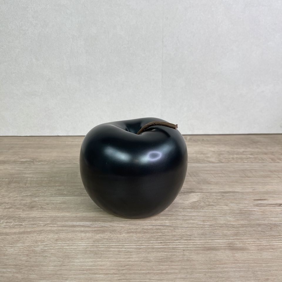 Deko Apfel schwarz in 2 Größen B-Ware❗️ in Ottersberg