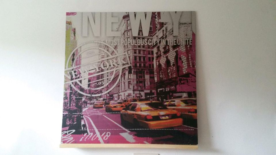 NEW YORK  Aluminium  Bild  AluART 80x80 in Gummersbach