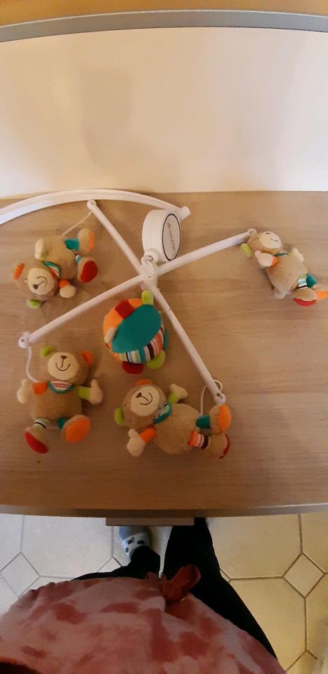 Baby Fehn Musik Mobile für Kinderbett, Teddybären. in Oberhausen