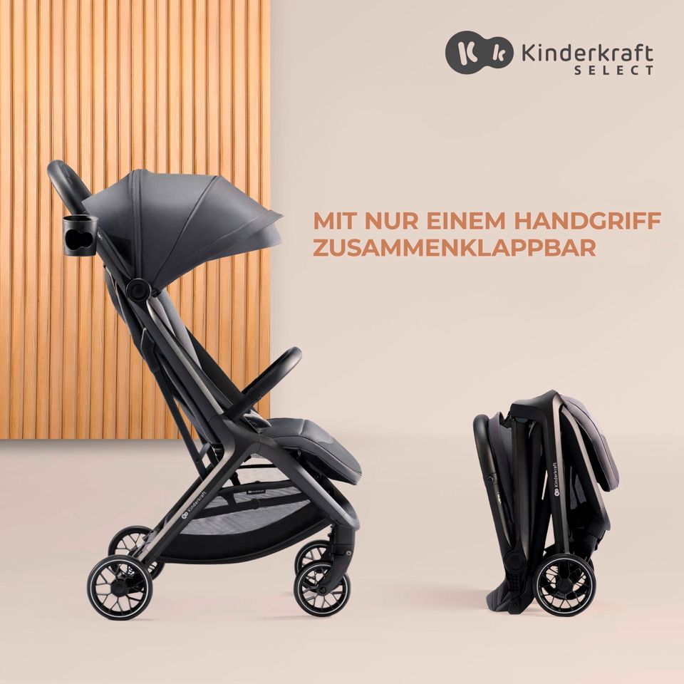 Kinderkraft Buggy NUBI 2 - Mystic Green - inkl. Zubehör - NEU in Fulda