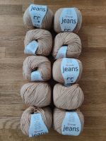 Wolle YarnArt Jeans 50g/160m 10x creme, Häkeln Stricken Brandenburg - Am Mellensee Vorschau