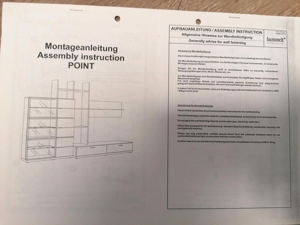 Möbel Wohnwand TV Board Lowboard in Ibbenbüren