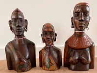 Original Afrikanische Holzfiguren aus Ebenholz Niedersachsen - Lingen (Ems) Vorschau