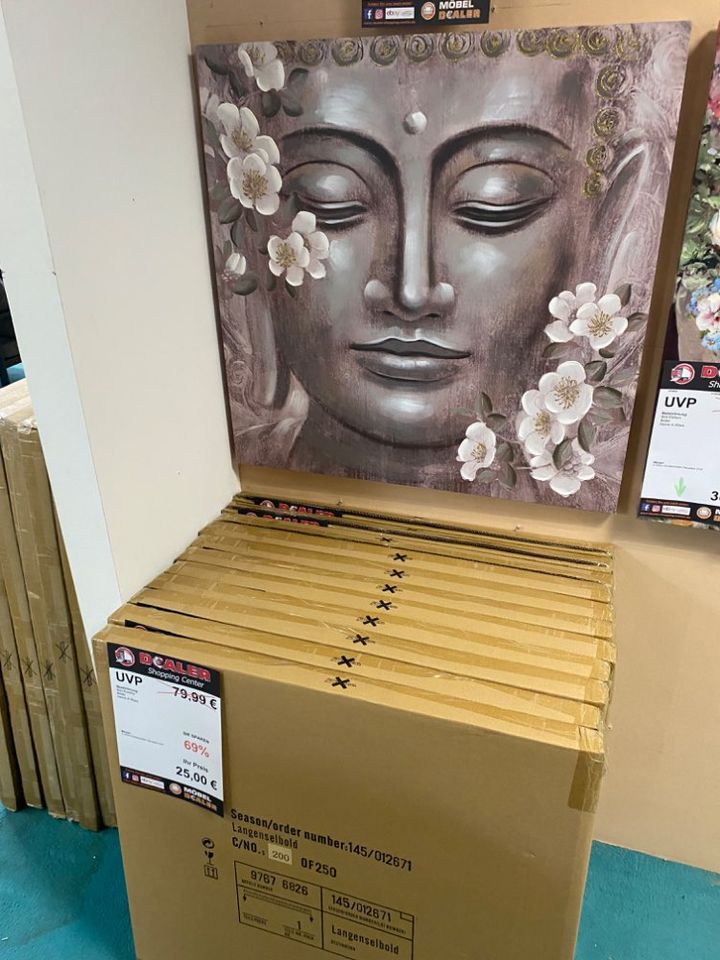 Bild / Keilrahmenbild / Buddha statt 79,99€ in Zeitz