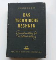 Technisches Rechnen von 1942, Mathematik Mecklenburg-Vorpommern - Buschvitz Vorschau