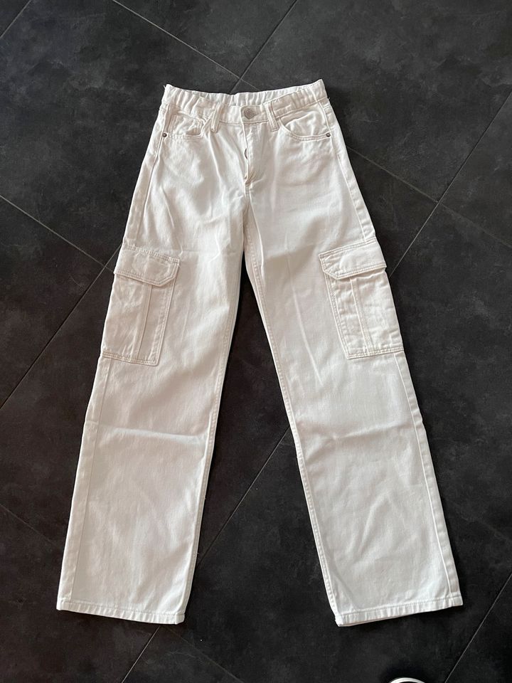 H&M Baggy Jeans Cargo Loose fit Gr 152 Neu in Staudt