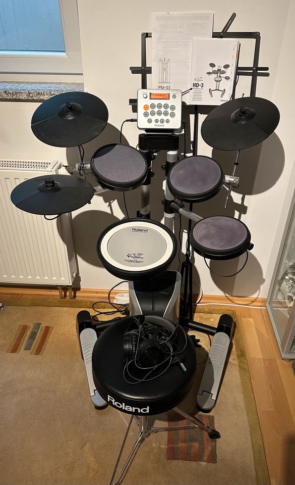 Roland HD-3 V-Drums Lite mit Monitor PM-03 in Unterhaching