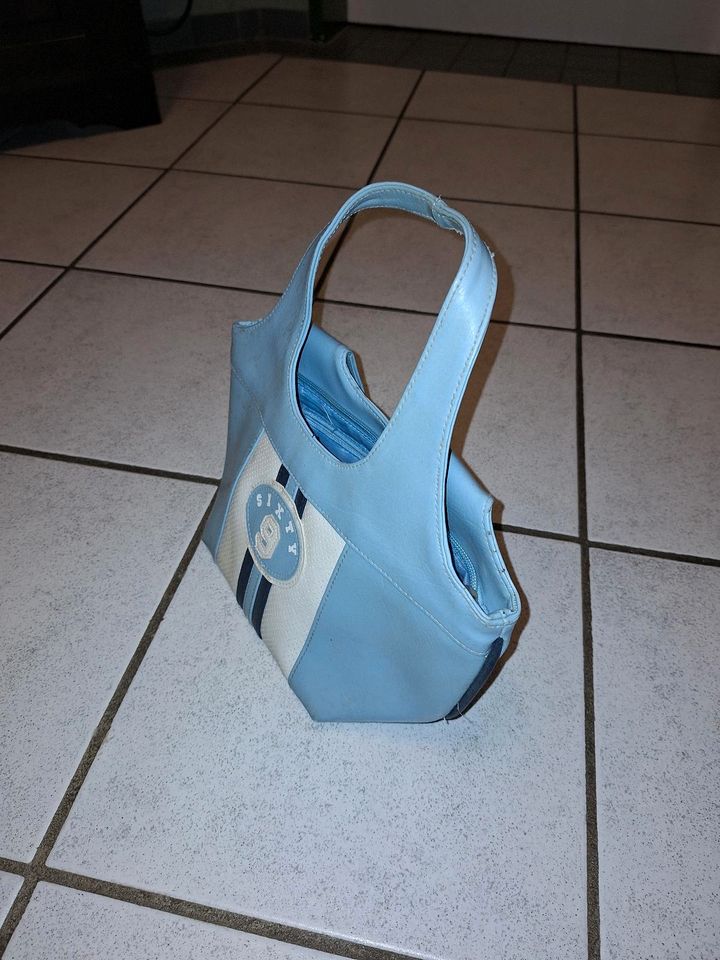 Hellblaue Handtasche "Sixty 9" / kleine Tasche in Wanna