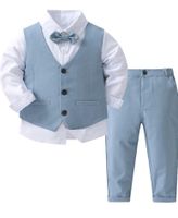 Gentleman Outfit, Anzug, Weste, Taufe, Hochzeit, Gr. 98, Neu Nordrhein-Westfalen - Bergisch Gladbach Vorschau