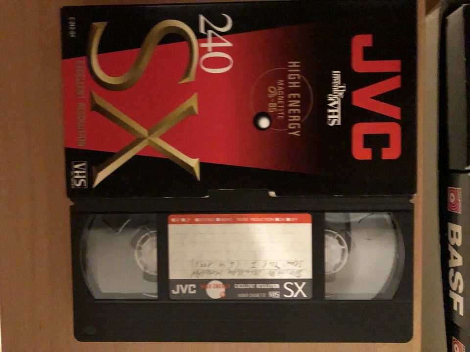 VHS Videokasetten in Alpen