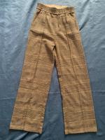 H&M high waist Hose Sommerhose Anzughose kariert Schlaghose XS 34 Frankfurt am Main - Sachsenhausen Vorschau