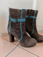 Tamaris Stiefelette Plateau Wildleder Petrol 38 Leder Stiefel Berlin - Neukölln Vorschau