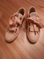 Puma Basket mit Schleife, Sneaker, apricot, wie neuGr.38.5 Hohen Neuendorf - Borgsdorf Vorschau