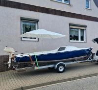 Angelboot Freizeit Segelyacht mit Motor und Trailer Außenborder Sachsen-Anhalt - Helbra Vorschau