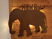 Tolle handmade diy wandlampe henry mit elefant Sachsen - Schneeberg Vorschau