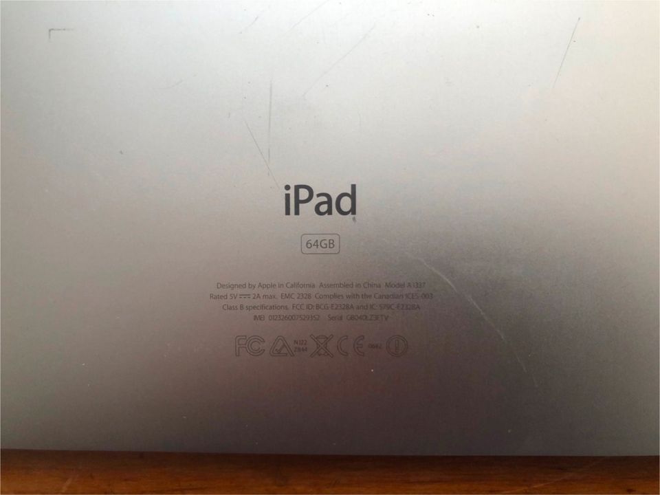 Apple ipad 1. Generation Modell: A1337 mit 64 GB in Konstanz