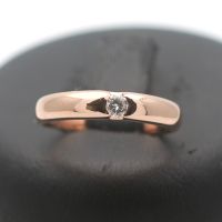 Solitär Brillant Gold Ring 585 14 Kt Gelbgold 0,10 Ct juweliero.d Innenstadt - Köln Altstadt Vorschau