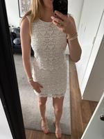 Esprit Kleid gehäkelt Spitze ecru wollweiß Ibiza Gr. 34/36 Baden-Württemberg - Sachsenheim Vorschau