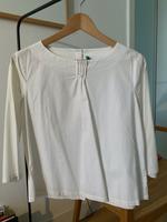 Weiße Bluse, Benetton, Gr. S, hinten durchgeknöpft Berlin - Steglitz Vorschau