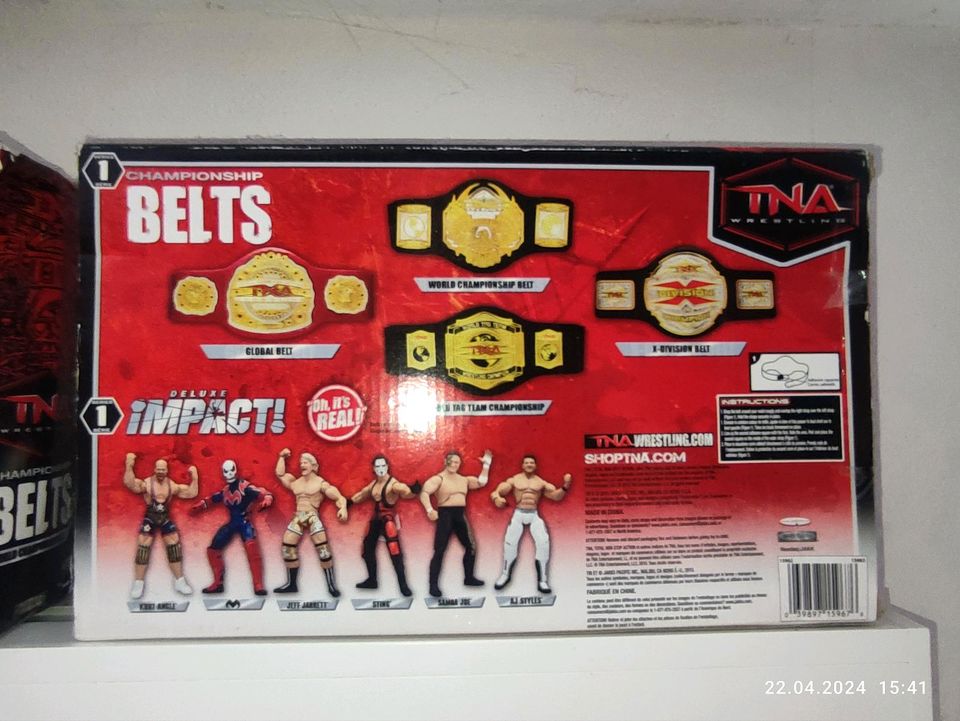 TNA Championship Spielzeug Gürtel in Crimmitschau