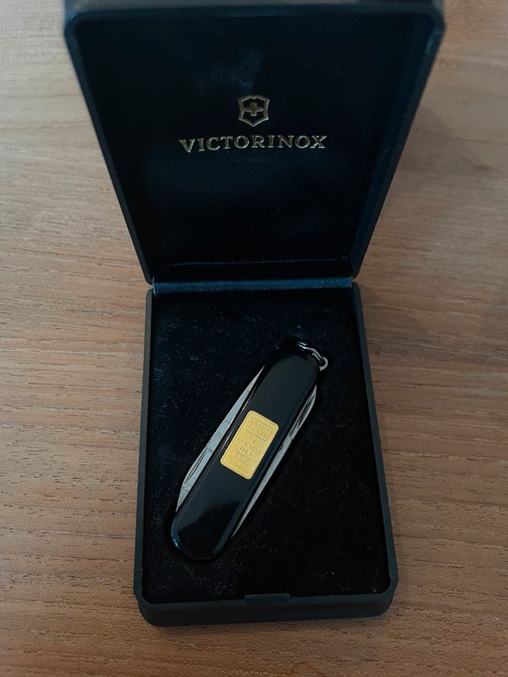 Victorinox Taschenmesser 1g 999,9 Gold Limited Edition in München