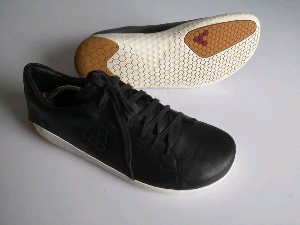 Herren Schuhe Schnürer VivoBarefoot Gr 44 M schwarz Leder in Duisburg