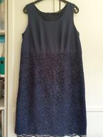 Festliches Spitzenkleid dunkelblau Gr. 42 Bayern - Dietmannsried Vorschau