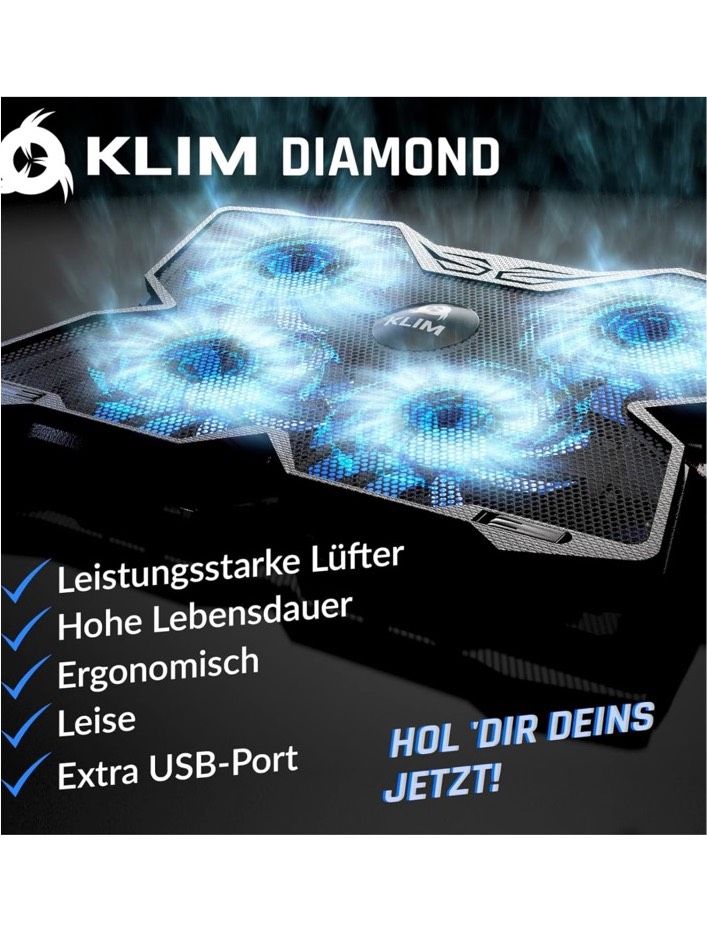 KLIM Diamond Laptop Kühler in Essen