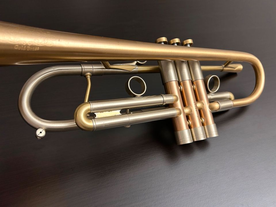 Adams Trompete A4 GM Custom BL Heavy Gold Brass  040 Trumpet in München