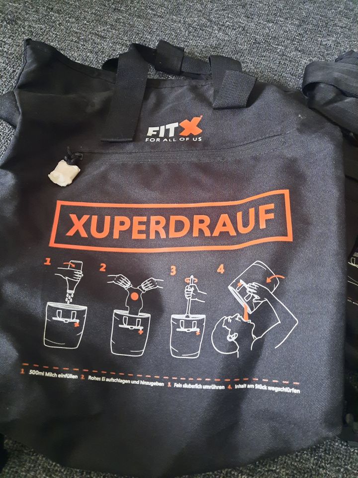 FIT X TASCHE GYMBAG SPORTTASCHE SCHWARZ NEU + UNBENUTZT in Düsseldorf