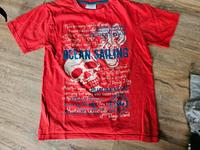 ❤️ T-Shirt yigga 134 140 Piraten Rot 100% Baumwolle Rheinland-Pfalz - Gundersheim Vorschau
