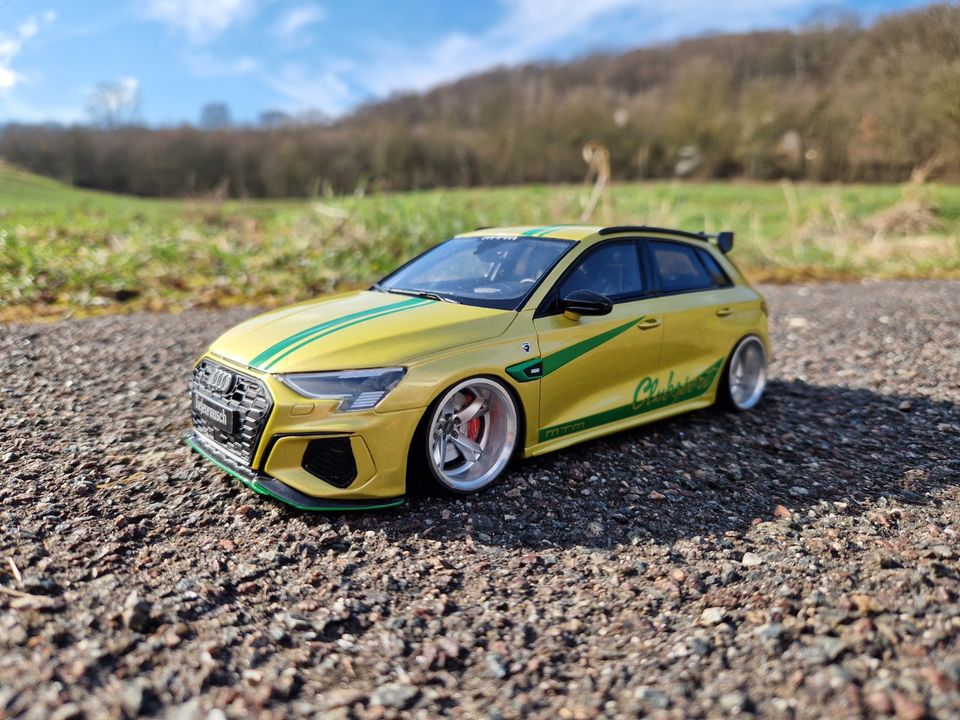 1:18 MTM Audi S3 Tiefer Tuning mit 19 Zoll MB KV1 Echt Alu Felgen in Eisleben