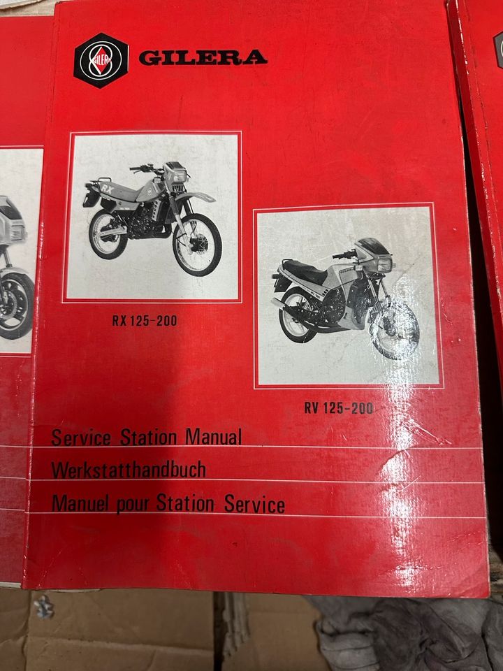 Gilera Werkstatt Handbücher in Stockstadt