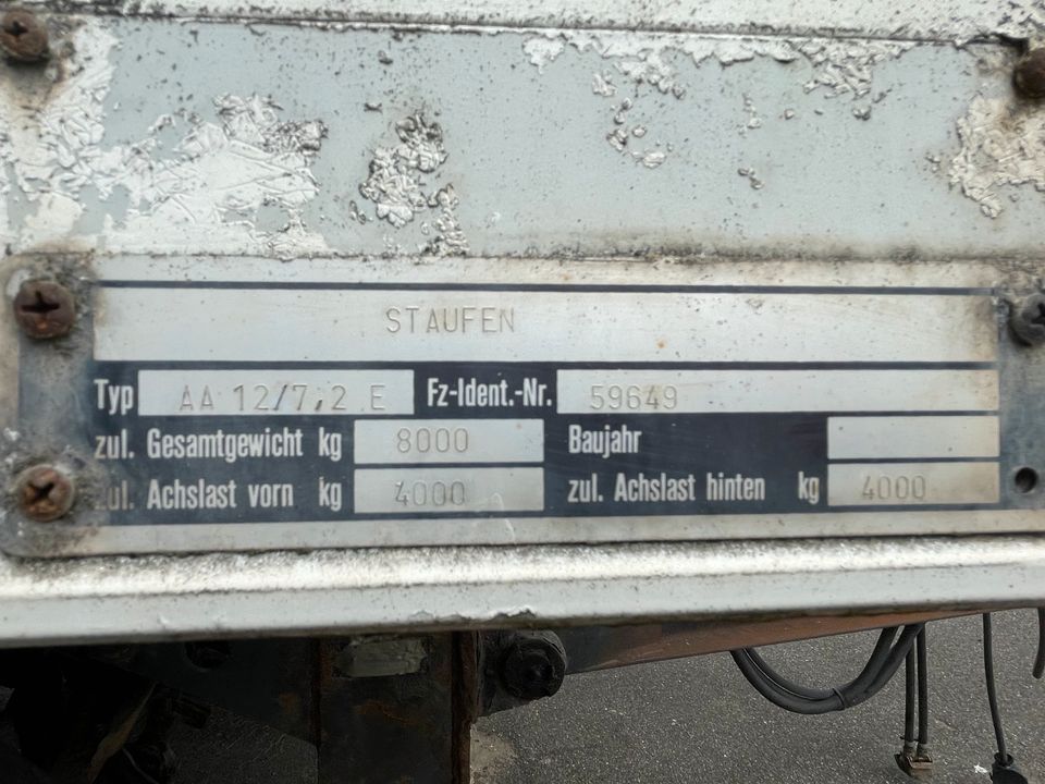 LKW Koffer Anhänger Ballenwagen Hühnermobil Export in Altensteig