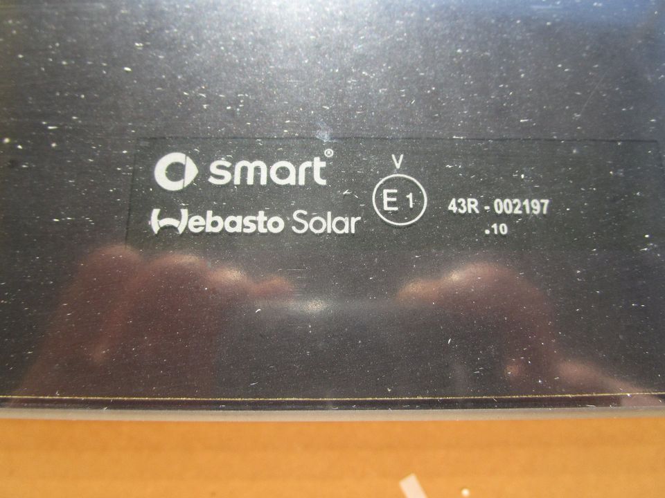 Smart Solardach Panoramaglasdach 451 Webasto Solar Fortwo in Burgau