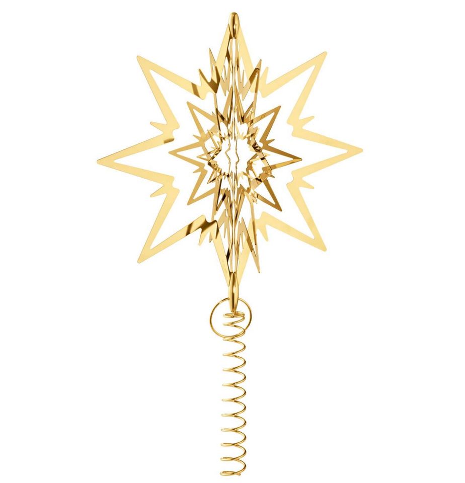 Georg Jensen Christbaumspitze Star klein Gold und Palladium in Ingersheim