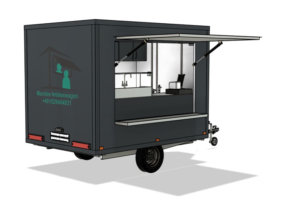 Imbisswagen Food trailer 3 m in Heidenheim an der Brenz