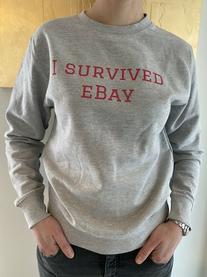 Pullover Sweater I SURVIVED EBAY grau S unisex in Köln