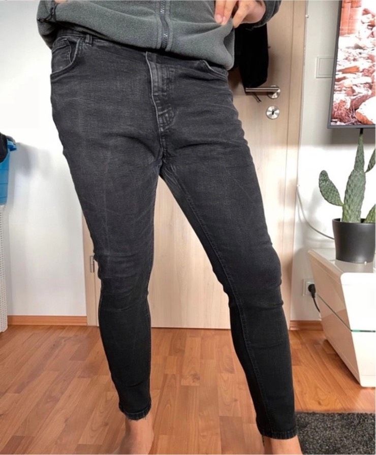 Pull & Bear schwarz Jeans Herren 40 in Bad Endorf