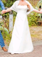 Hochzeitskleid mit Stola - Größe 38 Farbe: Creme Nordrhein-Westfalen - Gelsenkirchen Vorschau