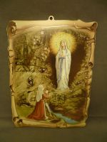 Heiligenbild Maria Mutter Gottes Lourdes, 15x21cm groß Baden-Württemberg - Leimen Vorschau