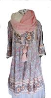 Lagenlook,Tunikakleid von Made in Italy,rosa,Gr.XL-5XL Niedersachsen - Wolfsburg Vorschau