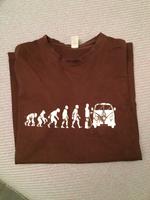 Witziges T-Shirt „vom Gorilla zum VW Bus“, braun, M Feldmoching-Hasenbergl - Feldmoching Vorschau