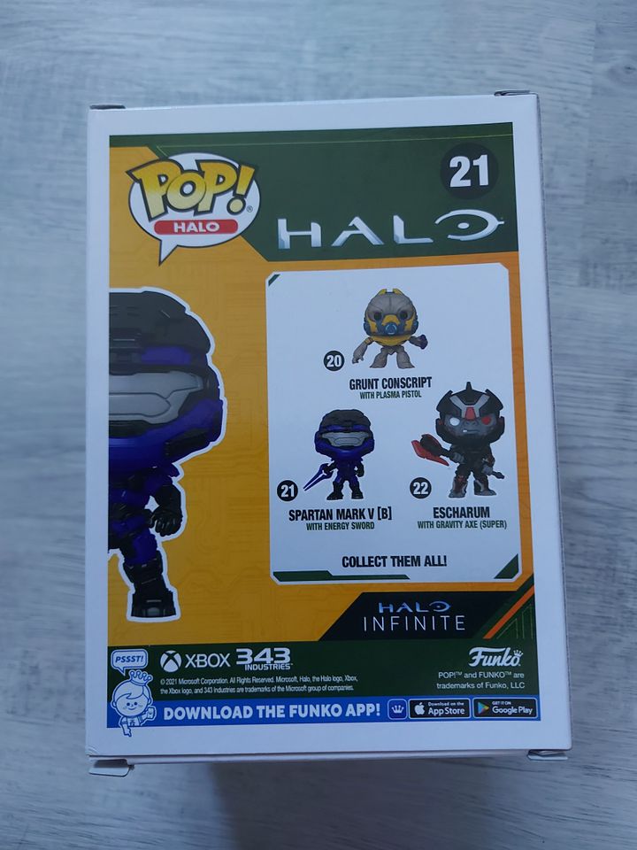Funko POP! Halo: Halo - Spartan Mark V OVP in Britz bei Eberswalde