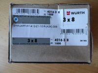 Würth Linsenkopfschrauben 42163 8, 3 x 8, NEU OVP Nordrhein-Westfalen - Kerpen Vorschau