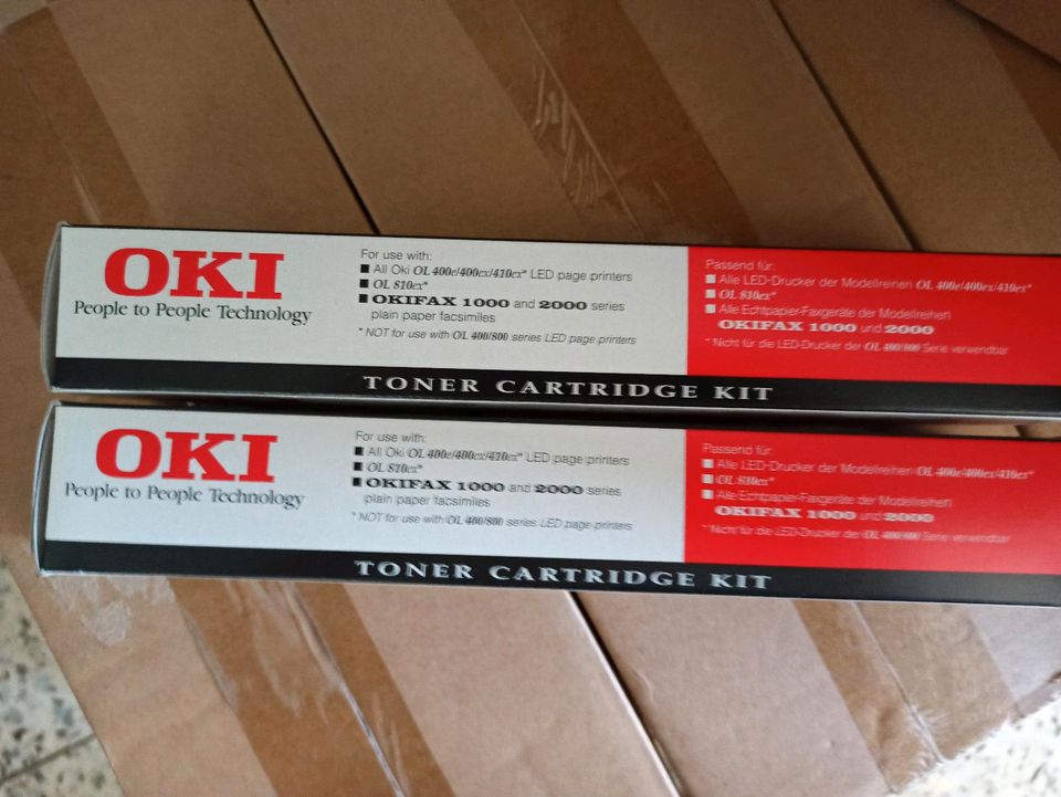 Oki Toner Cartridge KIT CAS 25767-47-9 neu OVP 2 Stück in Pöttmes