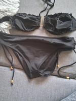 **schöner Bikini Gr.38schwarz mit Gold neuwertig ** Brandenburg - Seelow Vorschau